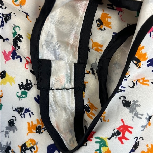 Ezra Sleeveless Dress with Elephants Multicolor Sleeveless Dress Small - Picture 8 of 9